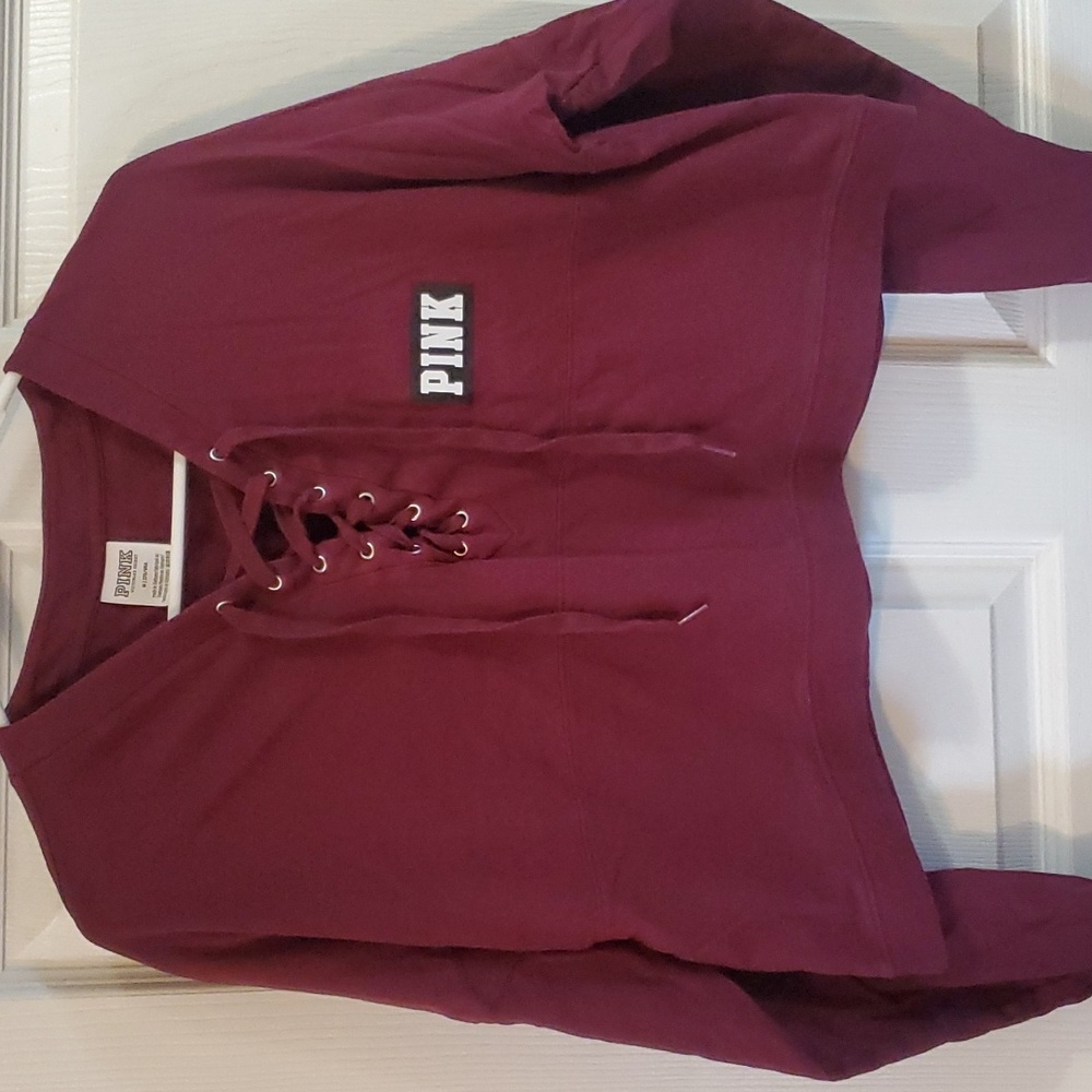 Victoria secret crop top hoodie